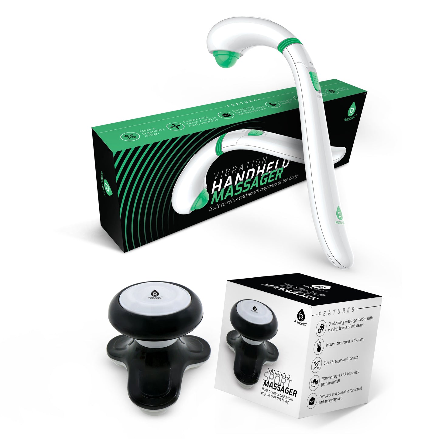 Wand Massager With Mini Handheld Massager-1