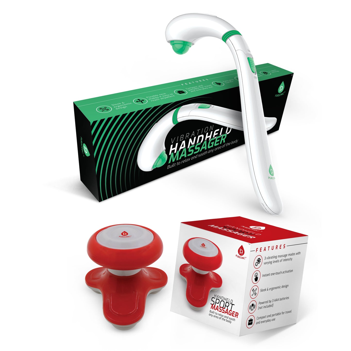 Wand Massager With Mini Handheld Massager-2