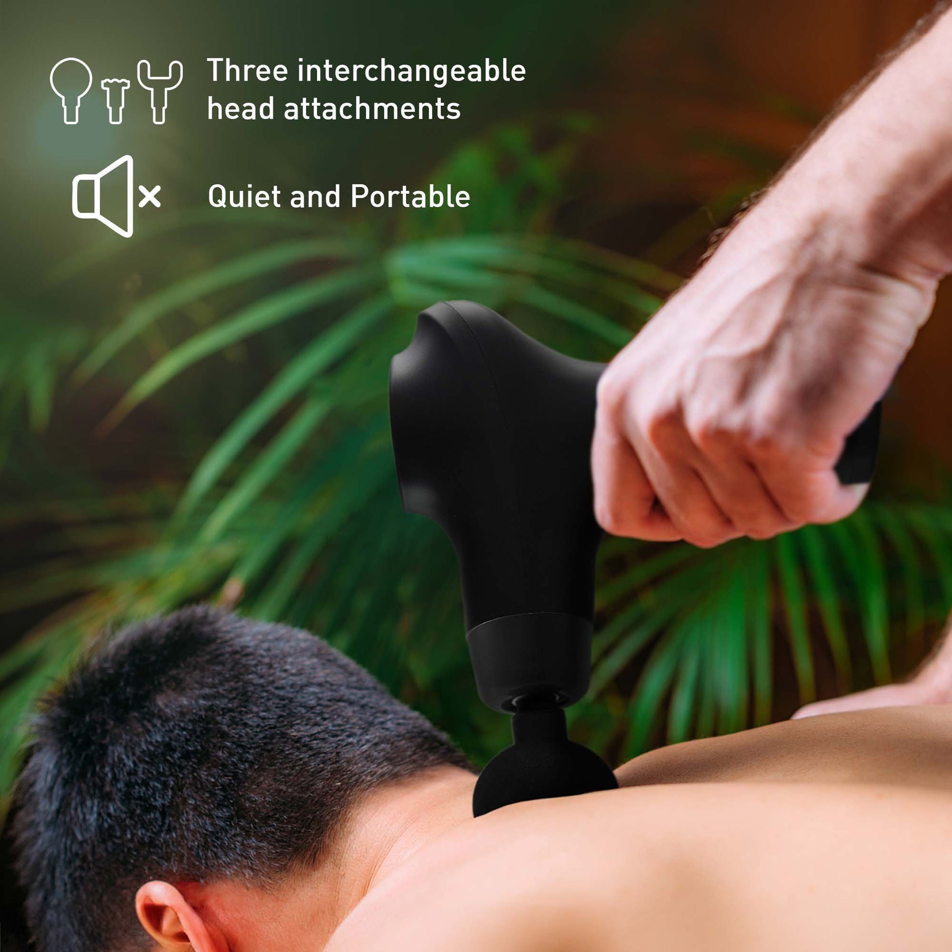 Pursonic Muscle Recovery & Relaxation Power Duo: Massage Gun & Handheld Electric Sport Massager-1